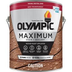 Olympic Maximum 1 gal Neutral Base Stain & Sealant