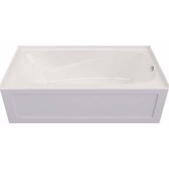 Gloss White Right Phoenix Soaker Bathtub