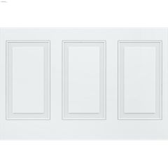 Mirage 1\/4\" x 32\" x 48\" White HDF Wall Panel