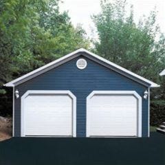 16' x 7' Ice White Dualforce Garage Door