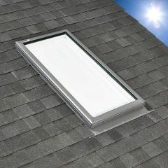 21-1\/2\" x 46-1\/4\" Grey Fixed Deck Mount Skylight