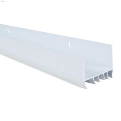 36\" Vinyl White Door Sweep With Fins