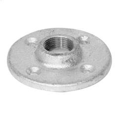 1\/2\" NPT Galvanized Malleable Iron Floor Pipe Flange