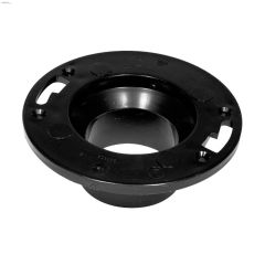 4\" x 3\" Hub Black ABS Closet Flange