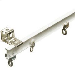 8' White I-Beam Track With Fittings