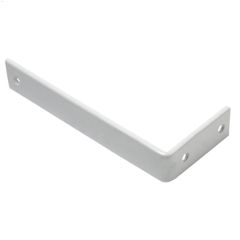 4\" White Bracket Clip-2\/Pack
