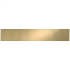Curb Appeal 34\" x 8\" Polished Brass Anti-Tarnish Kick Plate