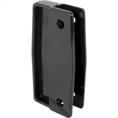 1-7\/8\" x 4\" Black Plastic Sliding Screen Door Pull Set