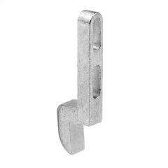 1-3\/16\" x 1\/4\" Raw Die Cast Sliding Screen Door Latch Strike