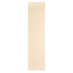 16\" x 4\" Aluminum Polished Brass Push Plate