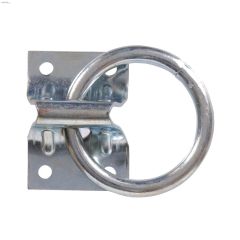 2\" Zinc Plated Plate Hitching Ring