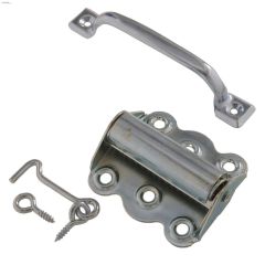 V92 Zinc Plated Screen Door Set With Spring Door Hinge