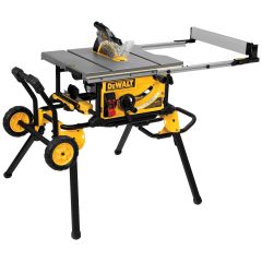 10" Job Site Table Saw With Rolling Stand