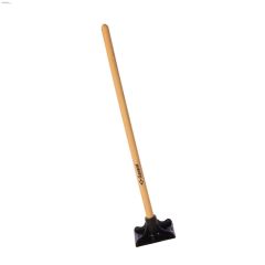 42\" Handle 8\" Black Hand Tamper