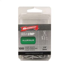 1\/8\" x 1\/8\" Aluminum Blind Short Pop Rivet-100 Pieces