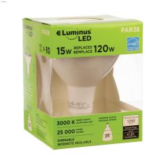 15 Watt 3000K 1200 Lumens Dimmable PAR38 LED Light Bulb