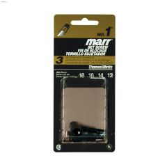 Marrette 18-12 AWG Black 2-Piece #1 Set Screw Wire Connector