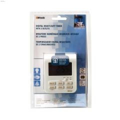 Indoor 7 Day White With Taupe Silkscreen Digital Timer 3C