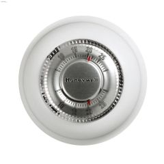 White Low Voltage Round Thermostat