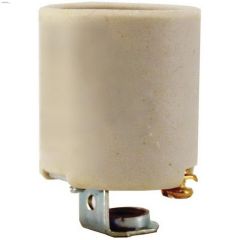 White Porcelain Medium Base Traditional Socket