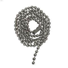 36\" Satin Nickel Beaded Pull Chain