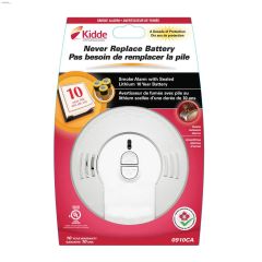 14.2 cm 3V Lithium Battery Operated Worry-Free Smoke Alarm