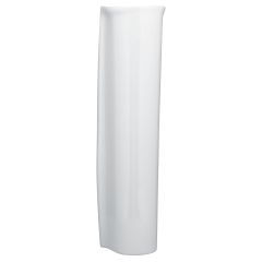 Vitreous China White Ravenna Pedestal Sink Leg