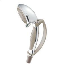 4-Setting White Glacier Pause Control Handheld Shower