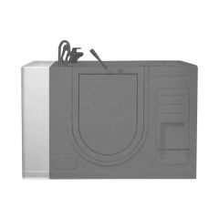 29" x 10" x 37" White Tub Filler & Extension Panel