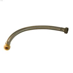3\/4\" FIP x Push-Fit Braided Flexible Water Heater Hose
