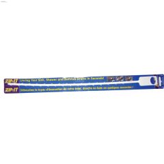 39\" White Plastic Zip-It Drain Cleaning Tool