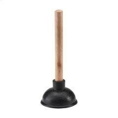 4\" x 10-1\/2\" Reinforced Rubber Head Aquadrain Plunger