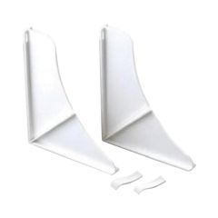 White Shower Splash Guard