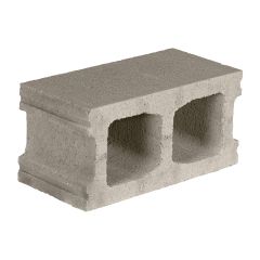 Stretcher Cement Block 8-inch W x 8-inch H x 16-inch L