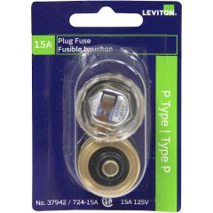 Dual-Element One Time Plug Fuse 15A 125V