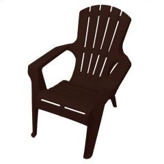 Brown Resin Kid's Adirondack Chair