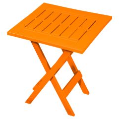 Folding Patio Side Table-Orange