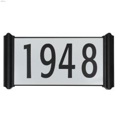 #0 - 4" Aluminum Black Heritage Classic House Number
