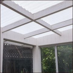 Tuftex\u00ae SeaCoaster\u2122 8' Clear Roof Panel Sheet