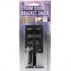 Black Storm Door & Bracket Saver