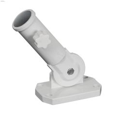 White Adjustable Flag Bracket