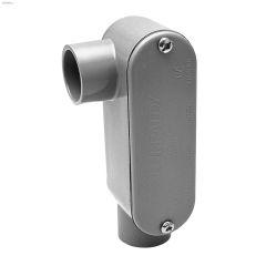 Kraloy 1\/2\" Type LR PVC Conduit Body Fitting