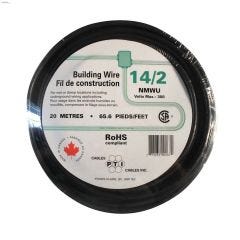 20m 14\/2 Black Wire