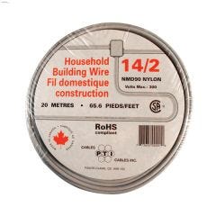 20m 14\/2 White Wire