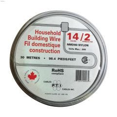 30m 14\/2 White Wire