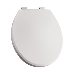 Easy Clean and Change Round Plastic Toilet Seat