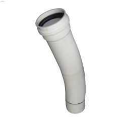 4\" x 22.5 Degree PVC Sewer Long Elbow