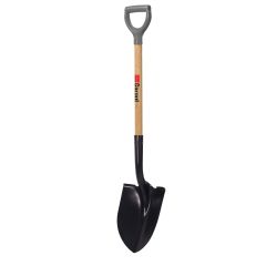 Extra Short-Handle Round-Point Shovel