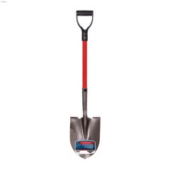 Fiberglass D-Grip Handle Round Point Shovel