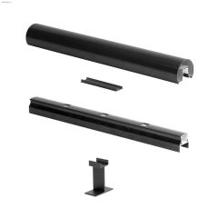Century Black Top and Bottom Rail